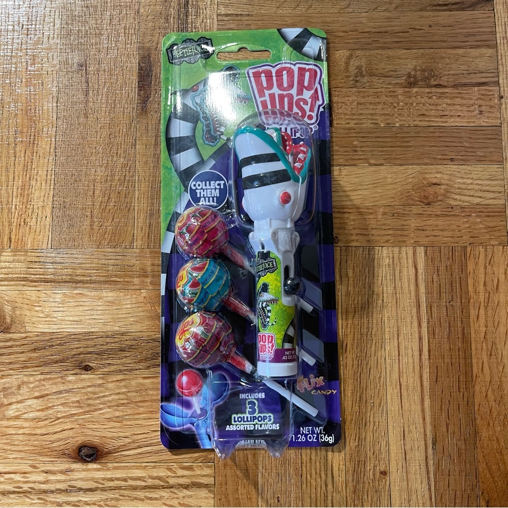 Lolly Pop Holder Pop Ups Beetlejuice Sandworm